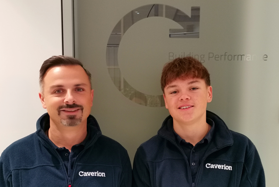 Milos (Servicetechniker HKLS) und Sohn Philipp (Lehrling Gewerbekälte)